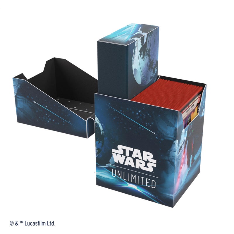 Gamegenic Star Wars Unlimited SOFT CRATE - Full-Color Printed & Officially Licensed Durable Deck Box, Holds 60 Double-Sleeved Cards, Perfect for TCGs and LCGs, Darth Vader Design, Made - Image 5